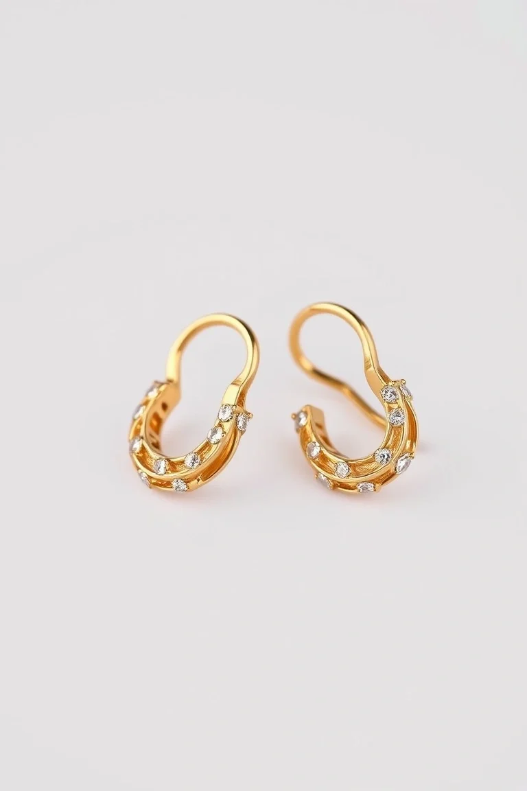 14K Lever Back Earrings