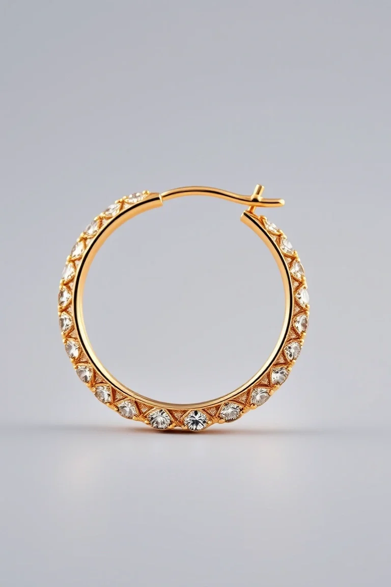 14K Lite Weight Hoop