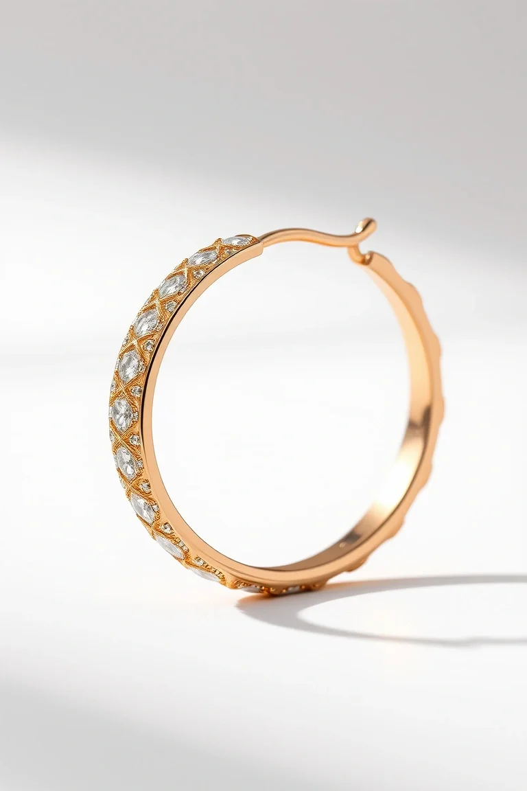 14K Lite Weight Hoop