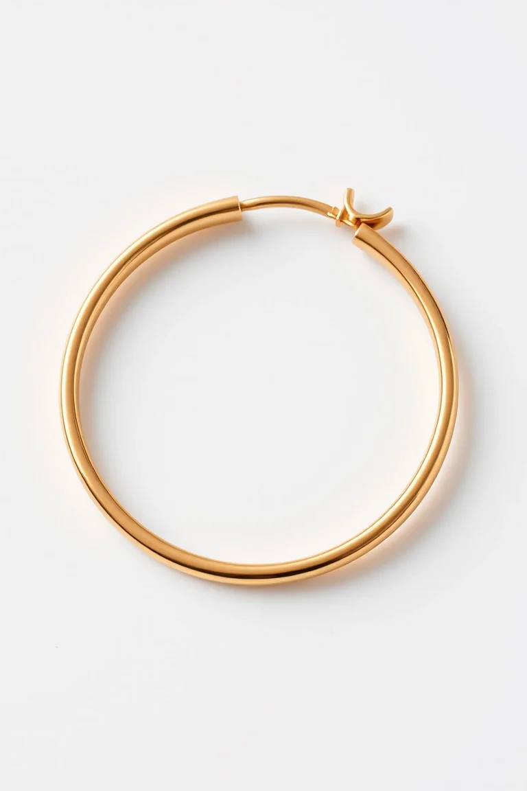 14K Lite Weight Hoop