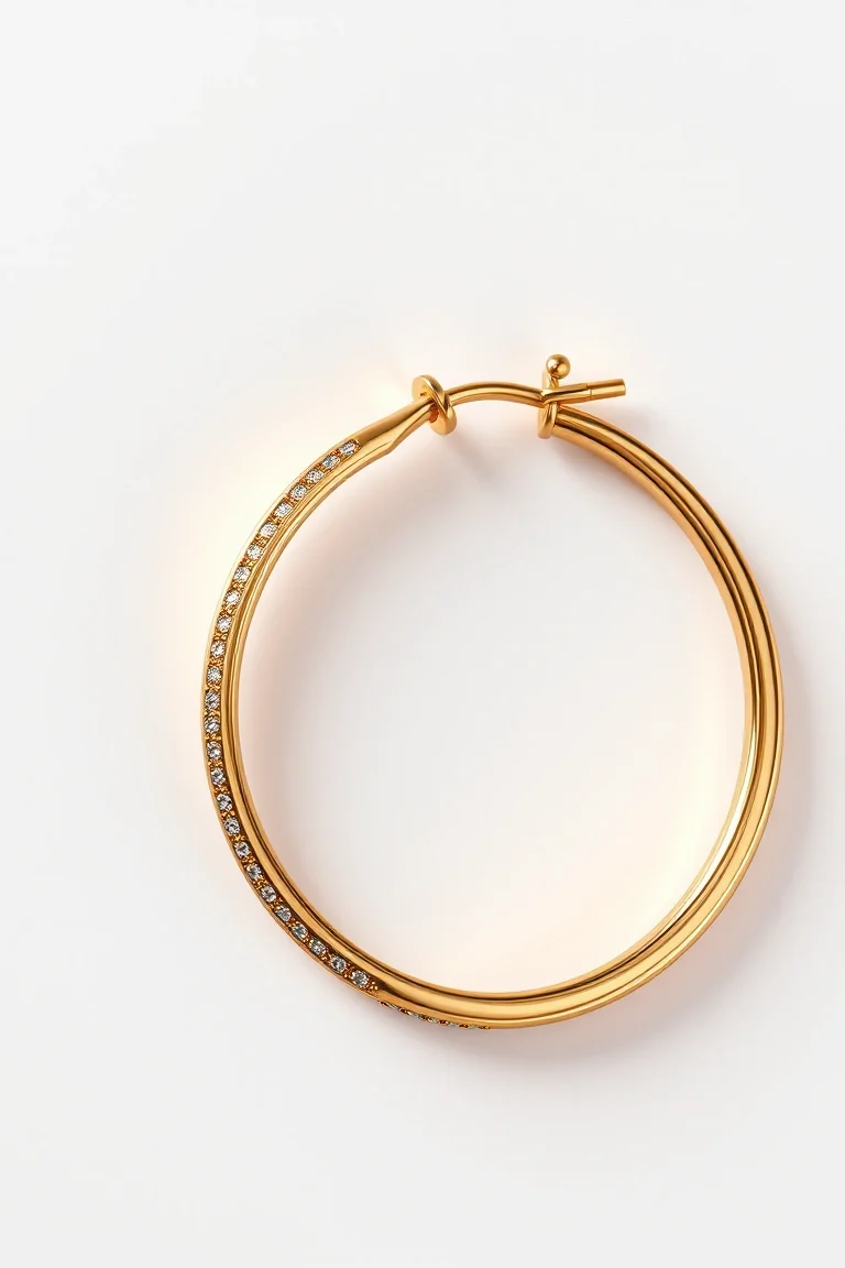 14K Lite Weight Hoop