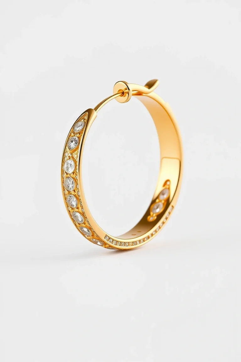 14K Lite Weight Hoop