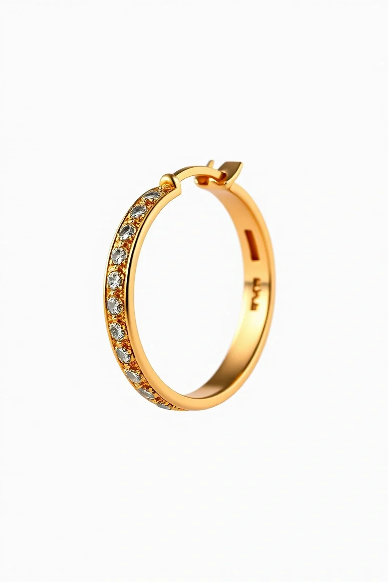 14K Lite Weight Hoop