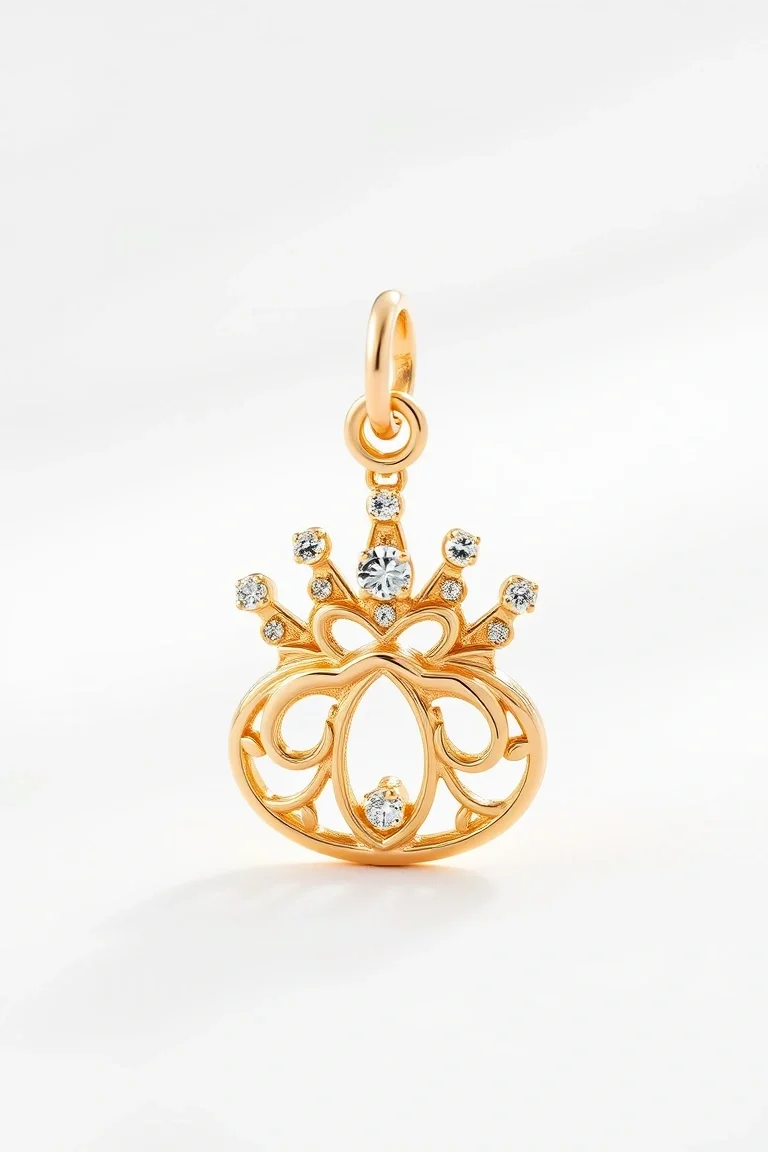 14K Little Princess Charm