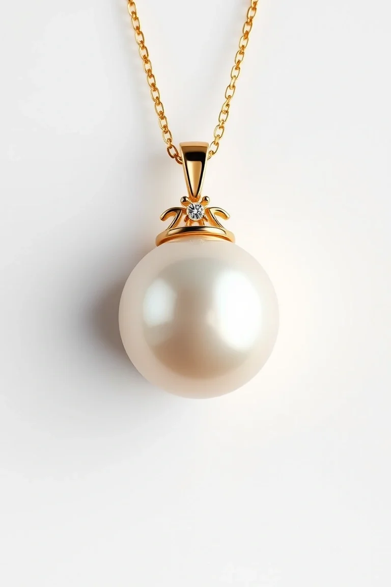 14K Mabe Pearl Pendant
