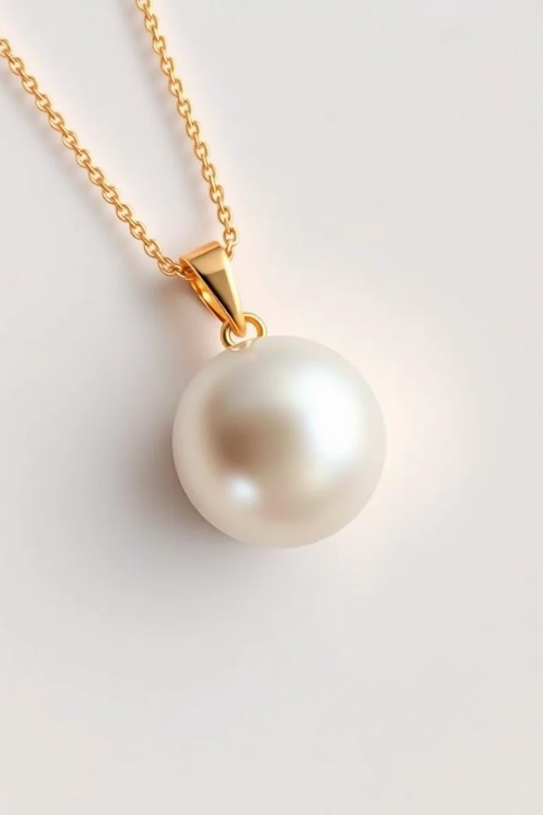 14K Mabe Pearl Pendant
