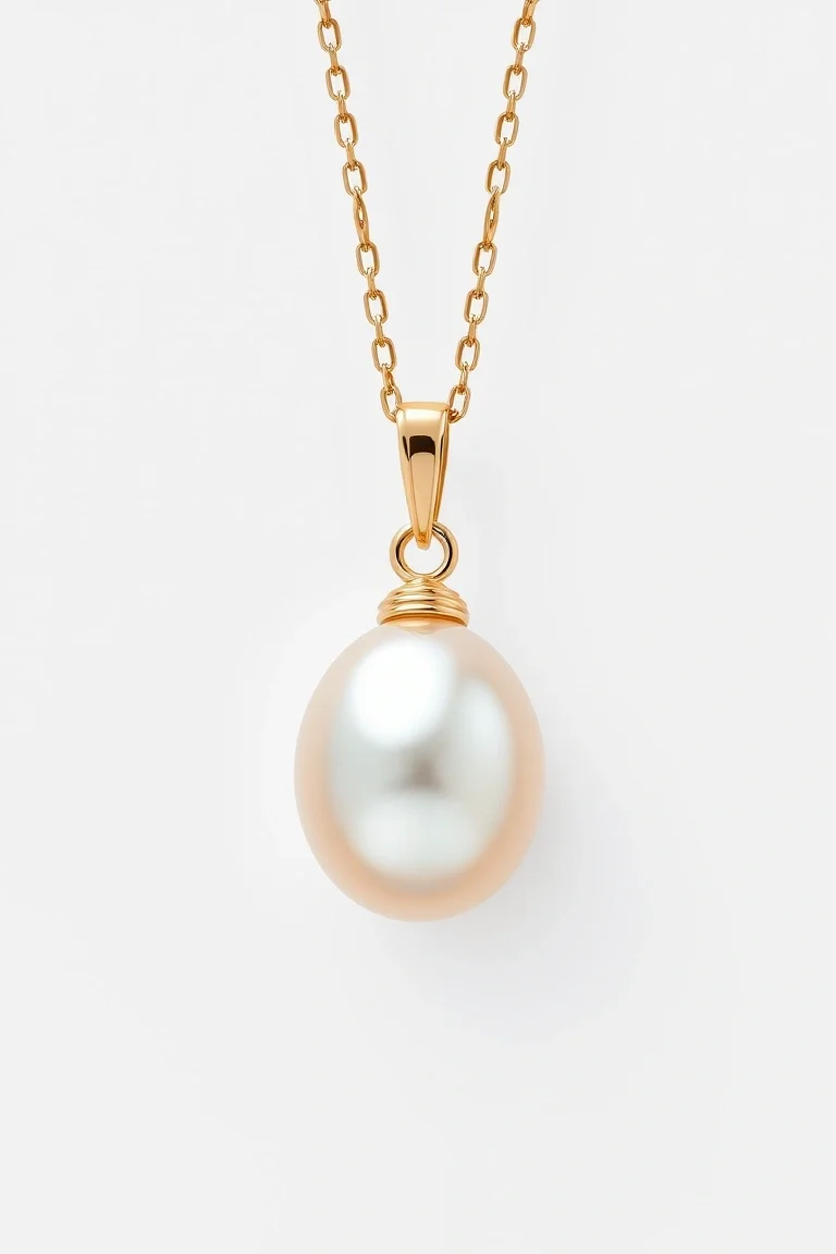 14K Mabe Pearl Pendant