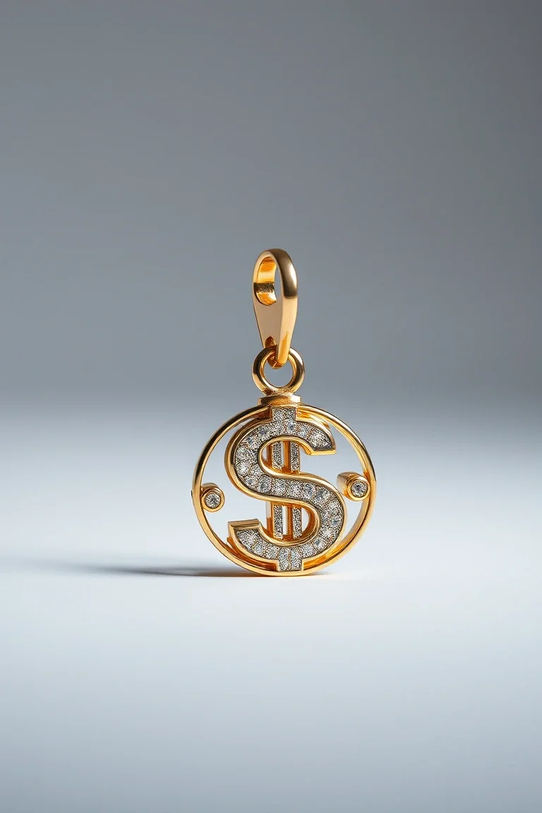 14K Mad Money Charm