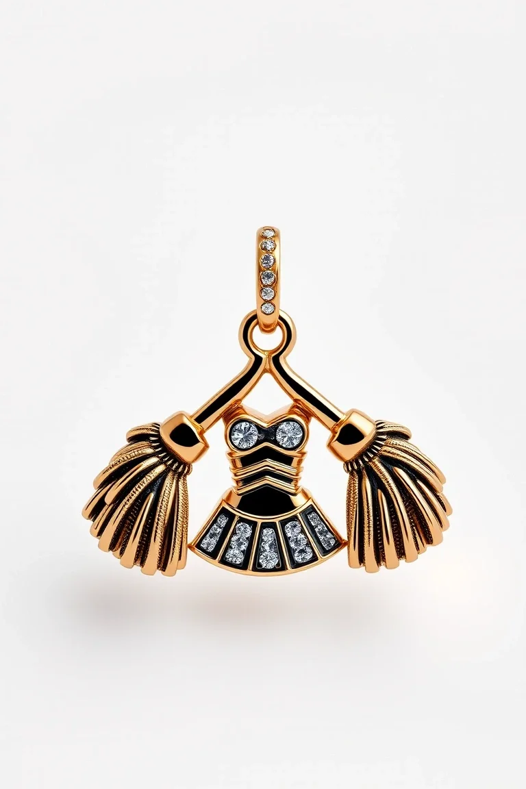 14k Majorette Charm L Quality