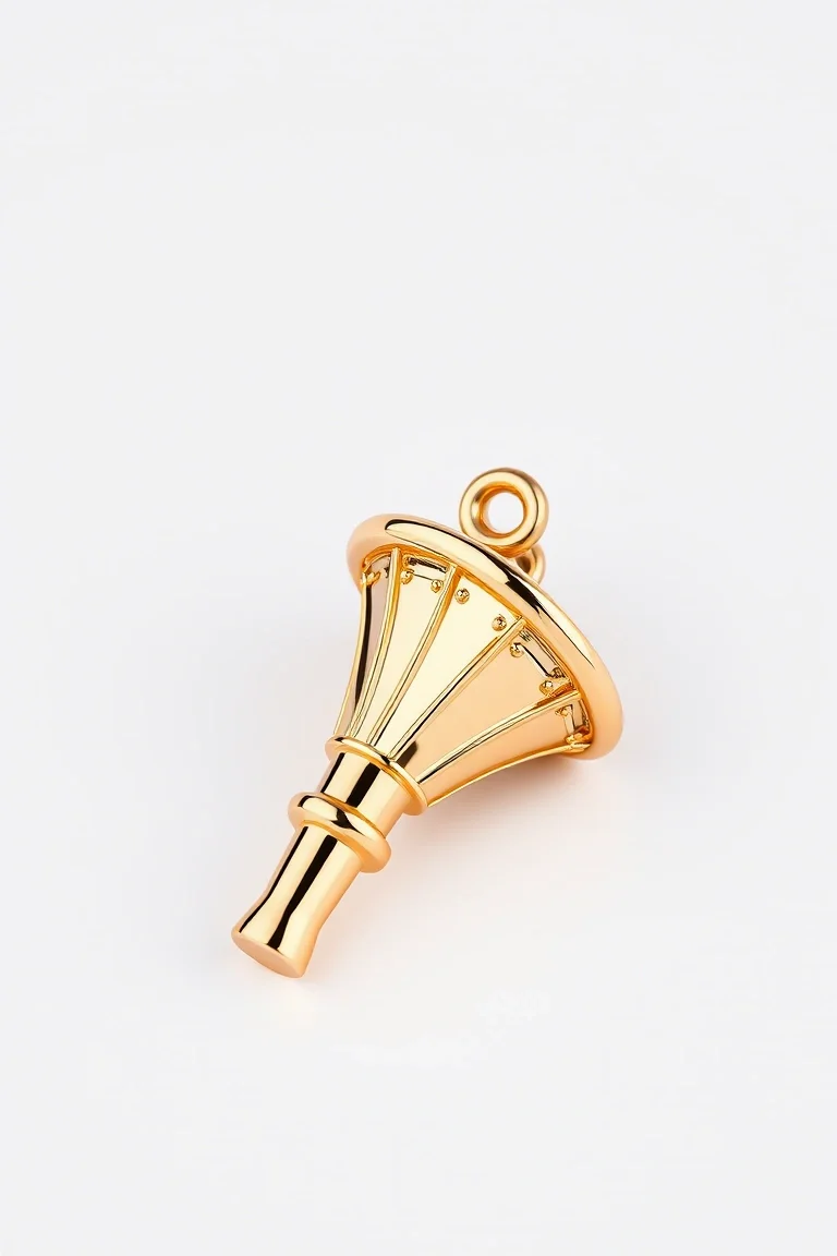 14K Megaphone Charm