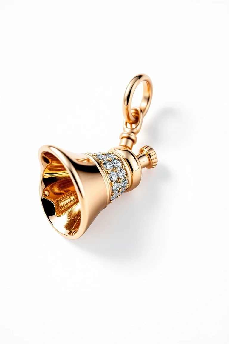 14k Megaphone Charm L Quality