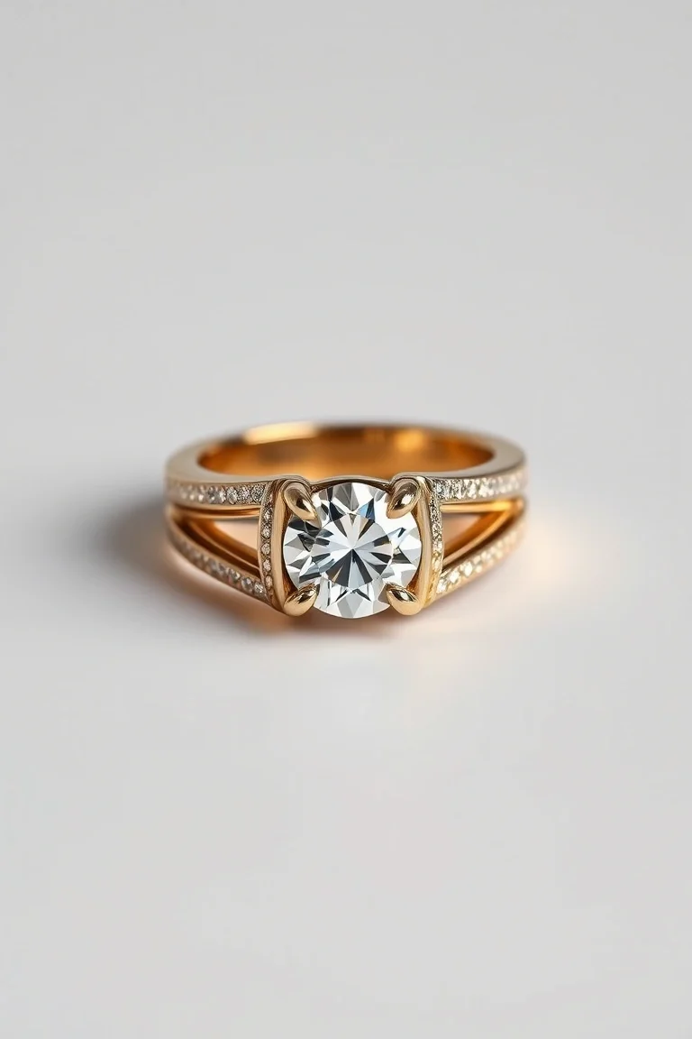 14K Mens Diamond Ring