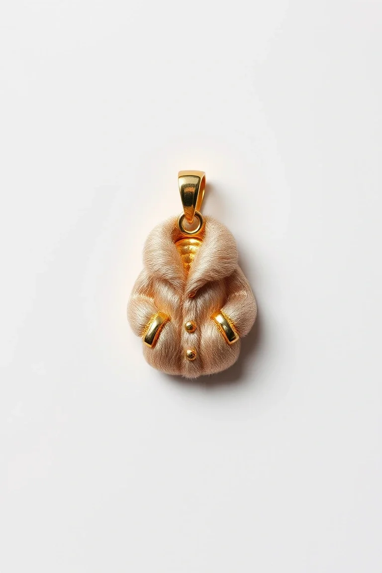 14K Mink Coat Charm