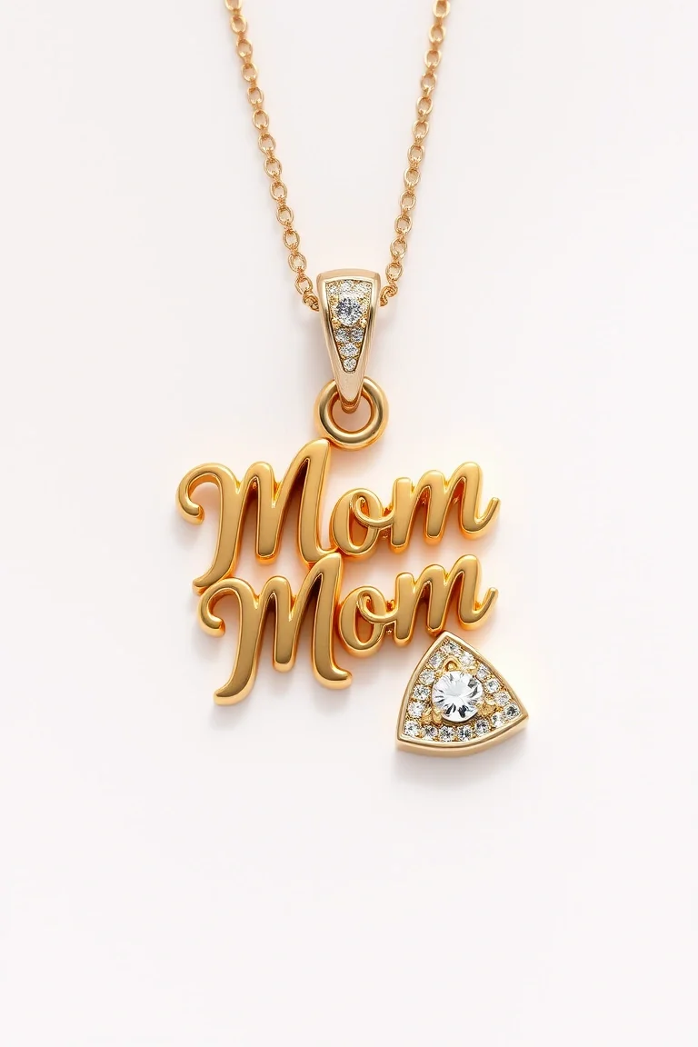 14K Mom And Daughter Charm