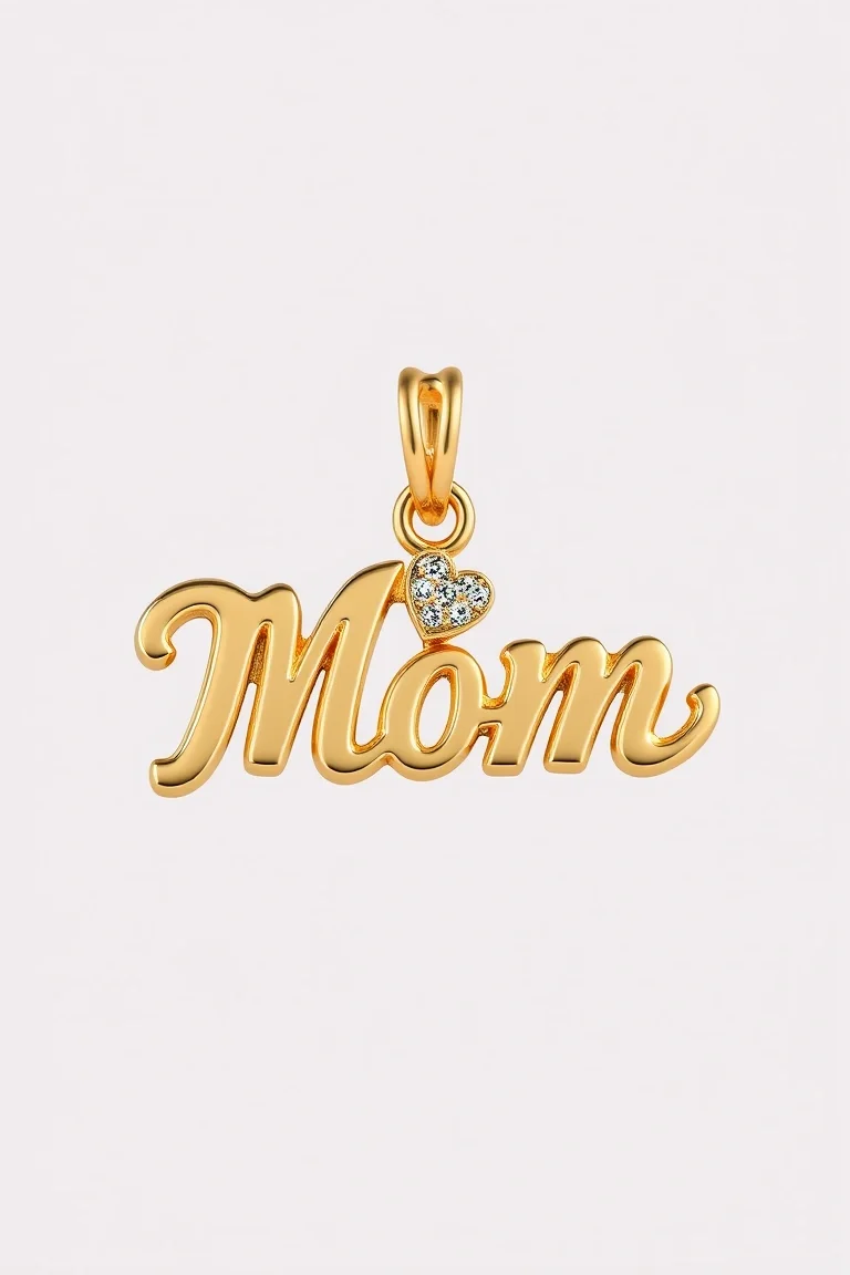 14K Mom Charm