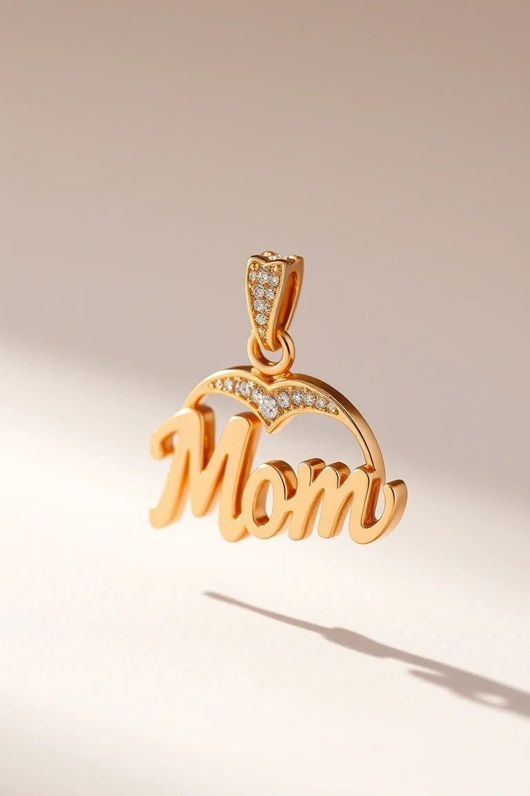14K Mom Charm