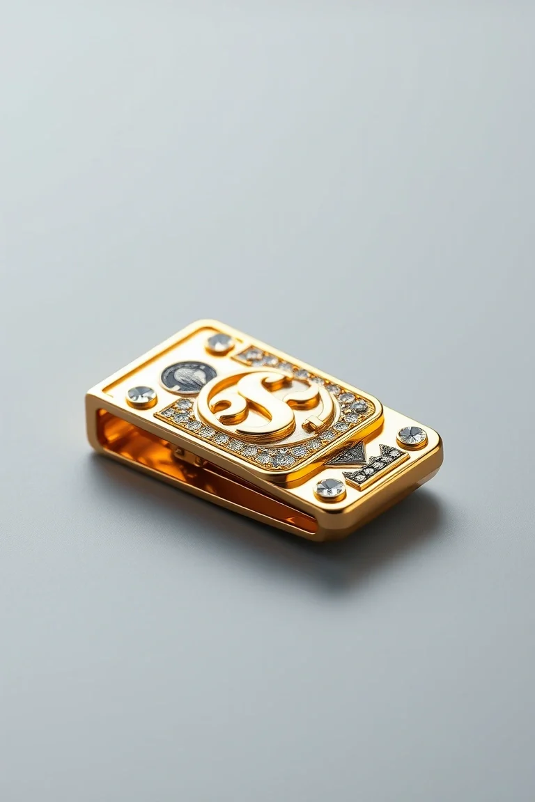 14K Money Clip