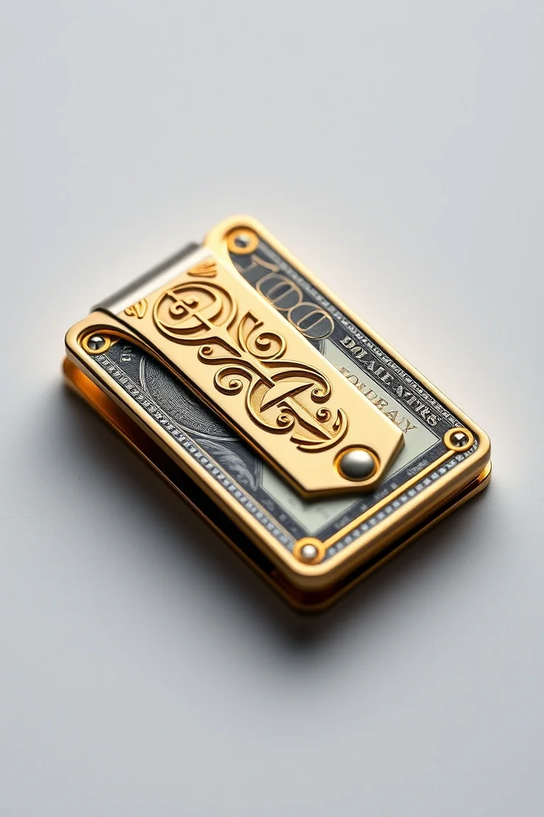 14K Money Clip