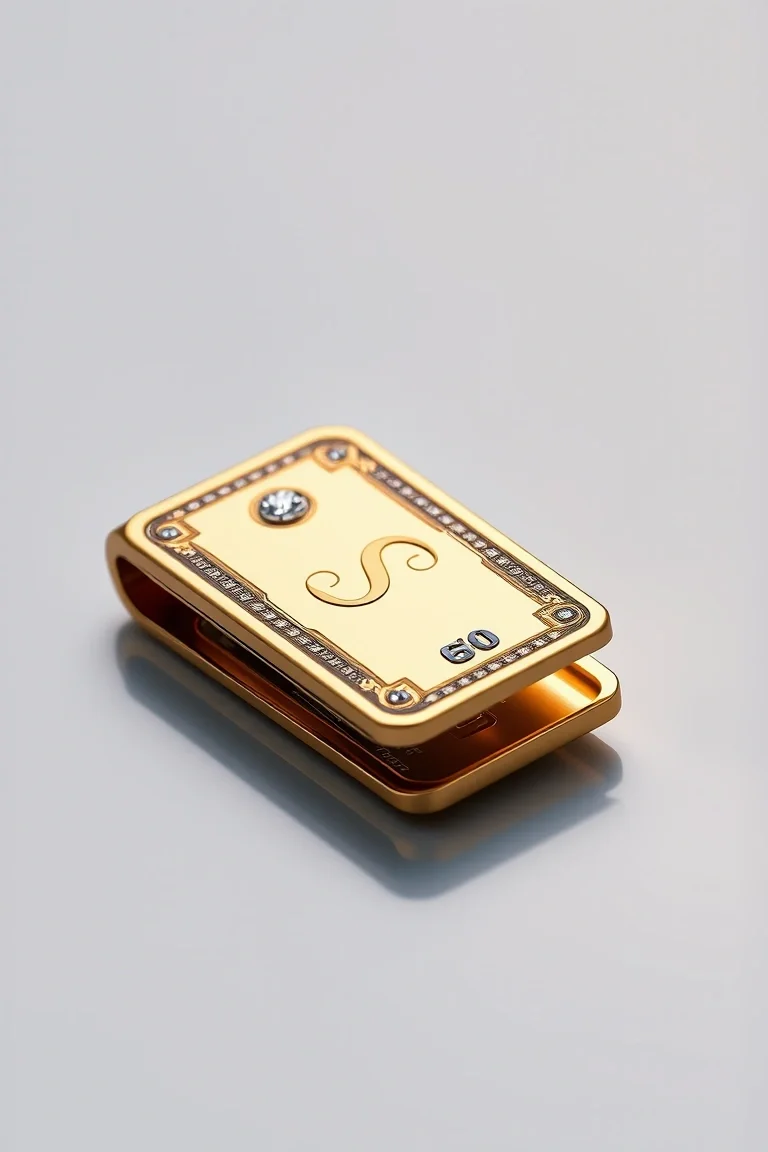 14K Money Clip
