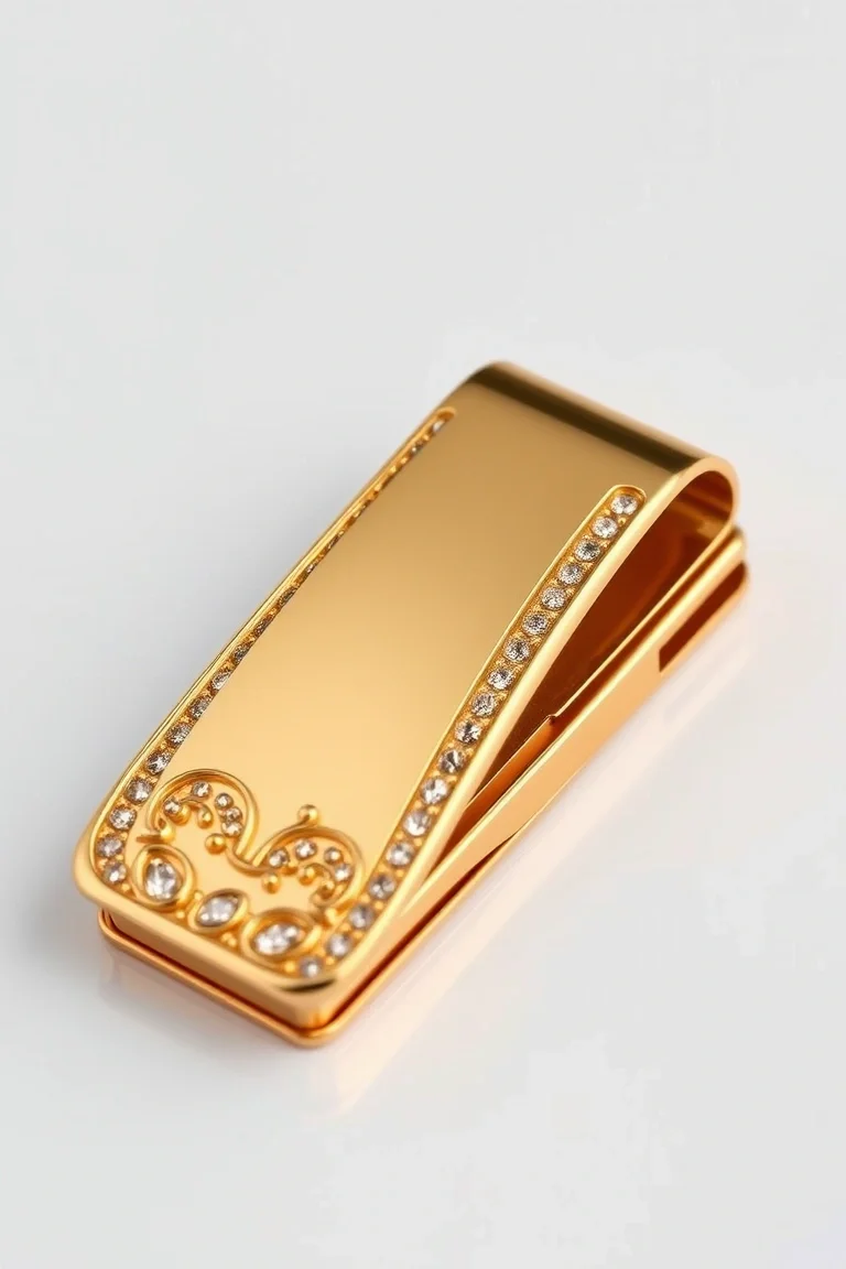 14K Money Clip