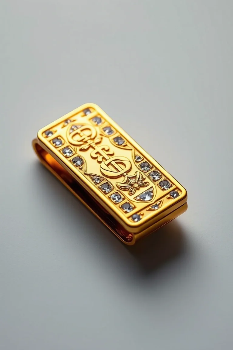 14K Money Clip