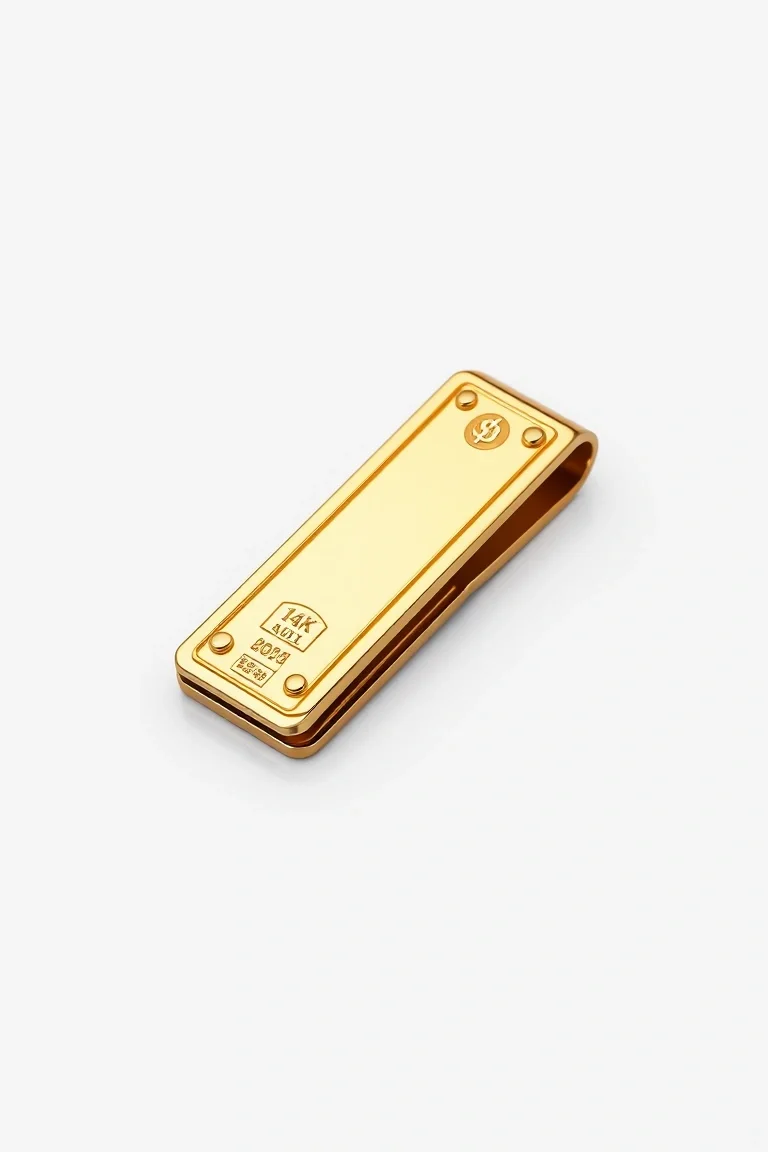 14K Money Clip