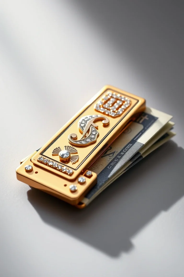 14K Money Clip