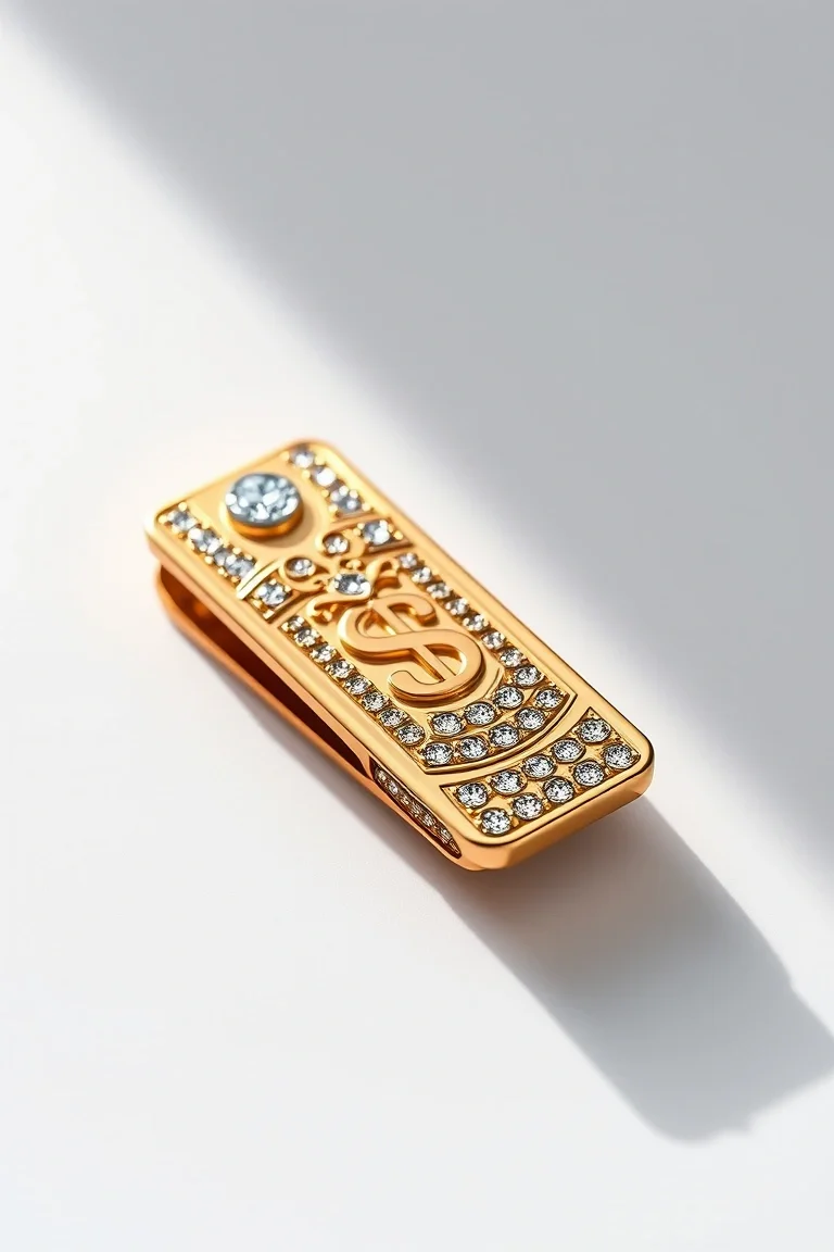 14K Money Clip