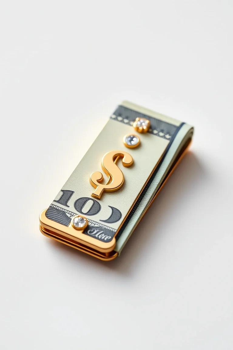 14K Money Clip