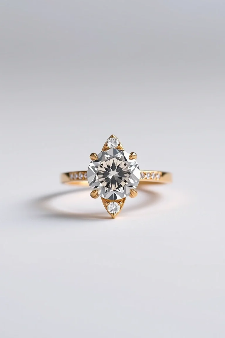 14K MT.ST.HELENS/DIAMOND SLIDE