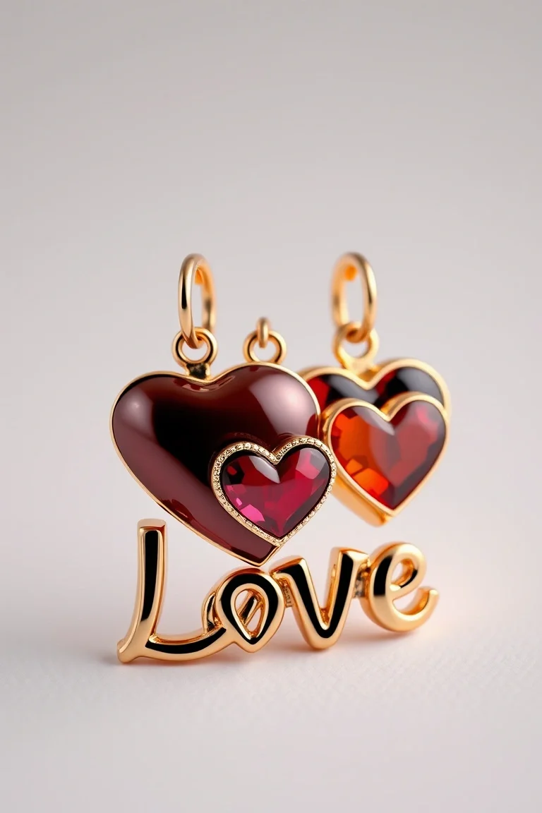 14K Multi-Colored I Love You