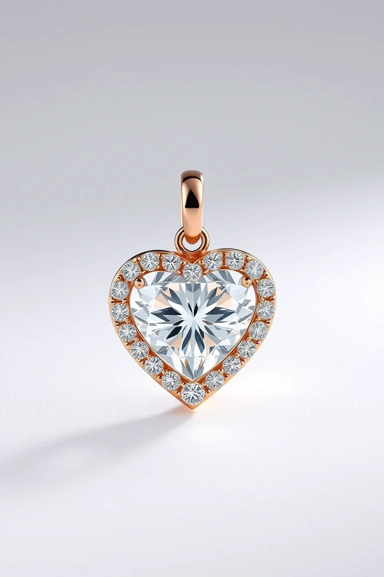 14K My First Diamond Heart