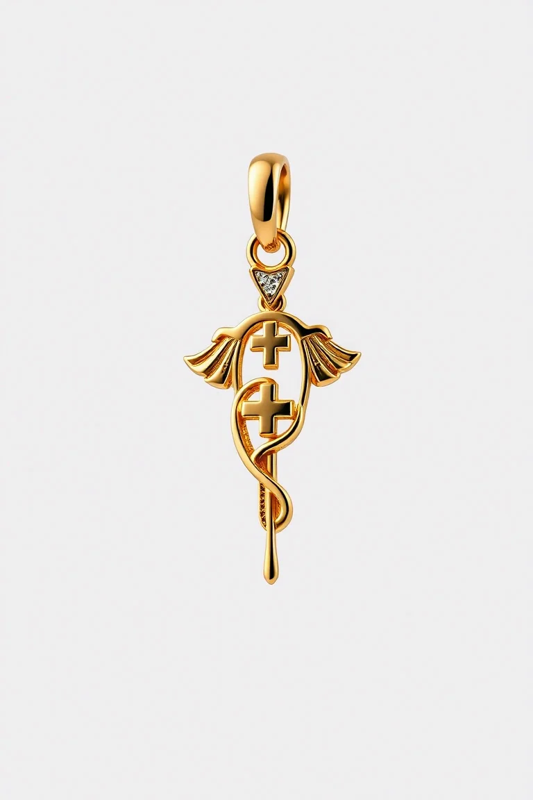 14K Nurse Charm