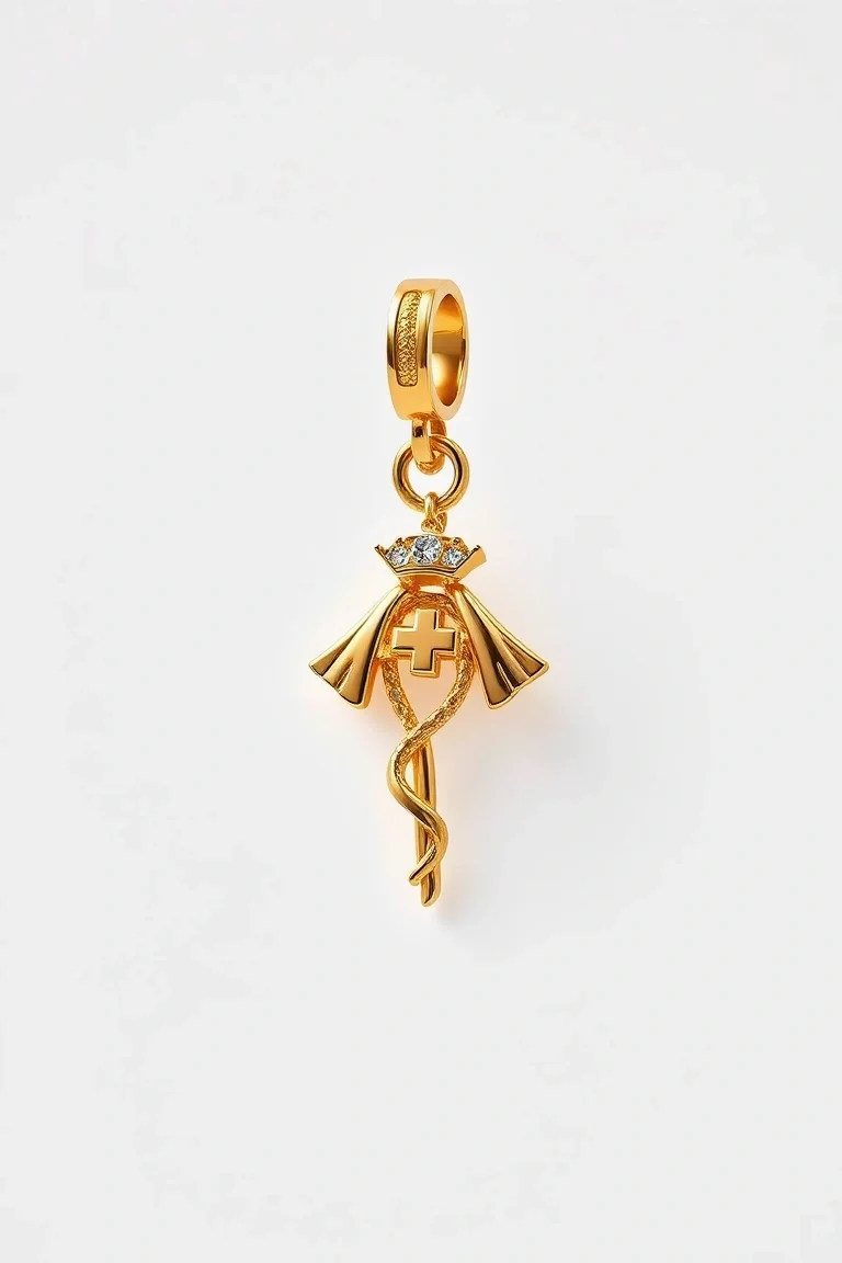 14K Nurse Charm
