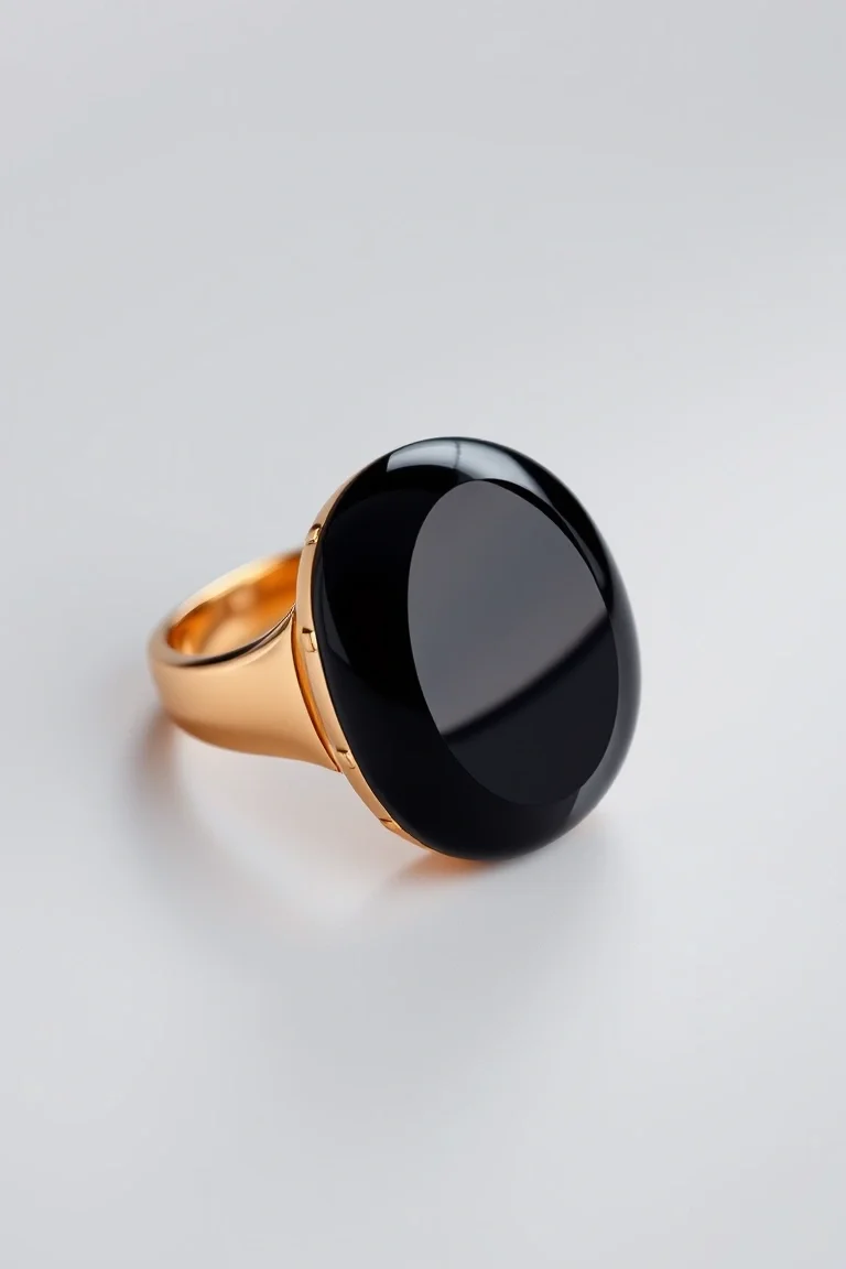 14K Onyx Ring