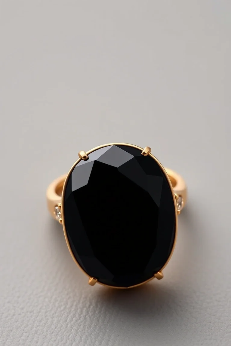 14K Onyx Ring