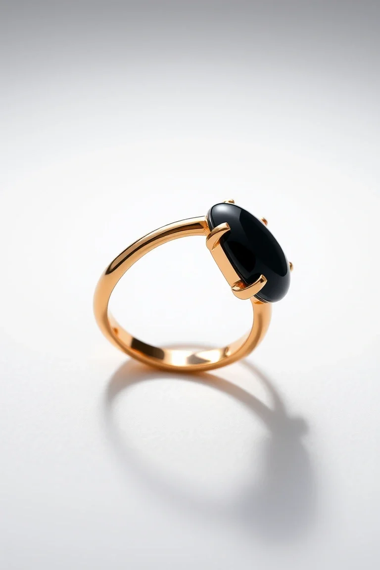 14K Onyx Ring