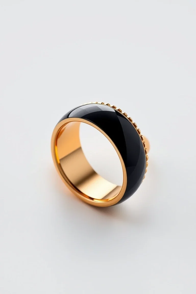 14K Onyx Ring