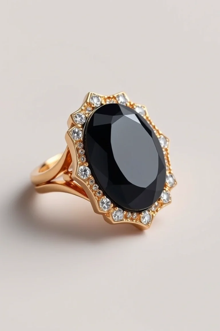 14K Onyx Ring