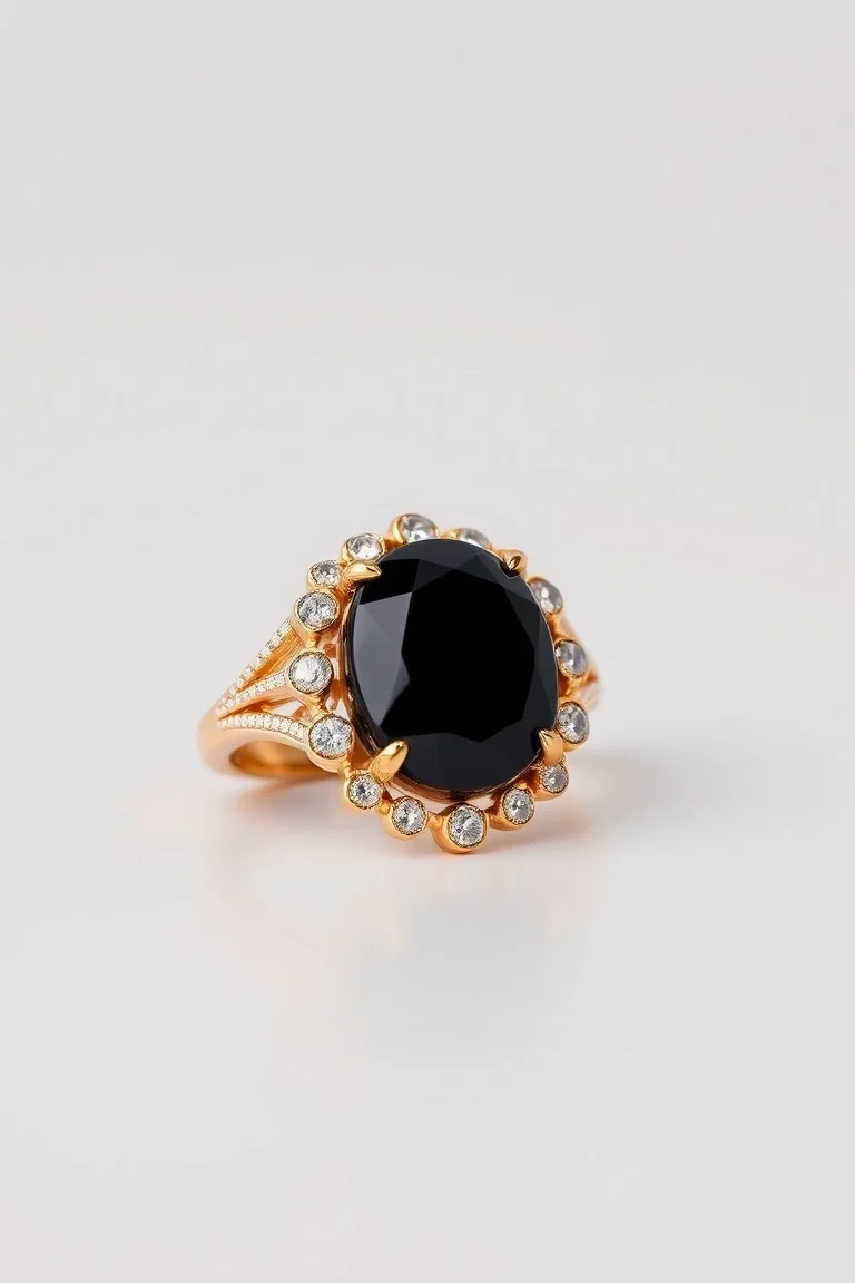 14K Onyx Ring