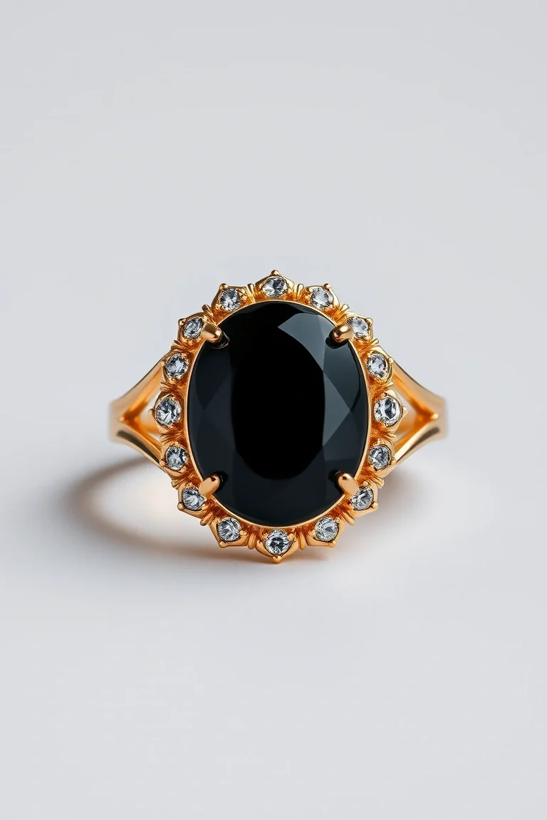 14K Onyx Ring