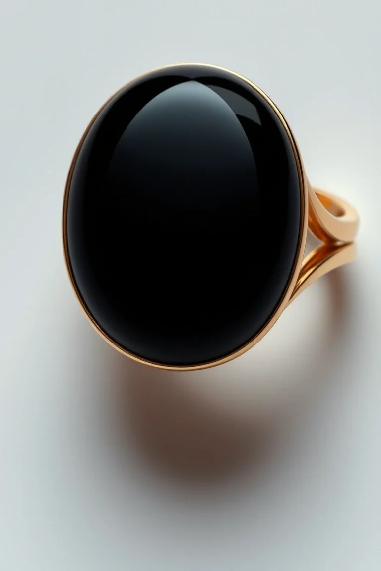 14K Onyx Ring