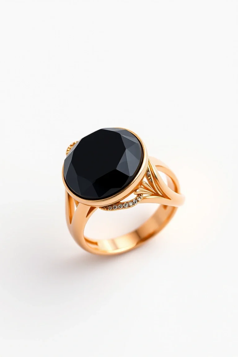 14K Onyx Ring