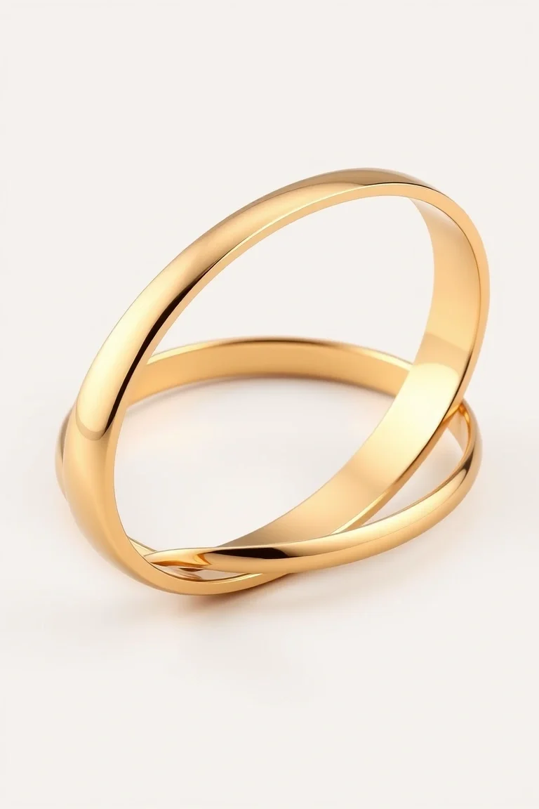 14k Oversize Polished Bangle 16O Quality