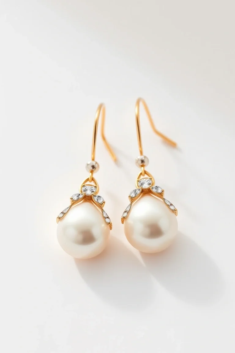 14K Pearl Earrings