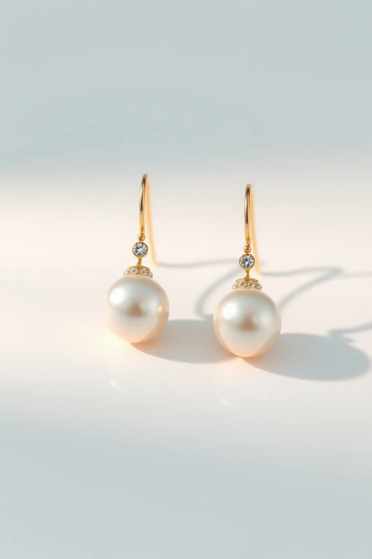 14K Pearl Earrings