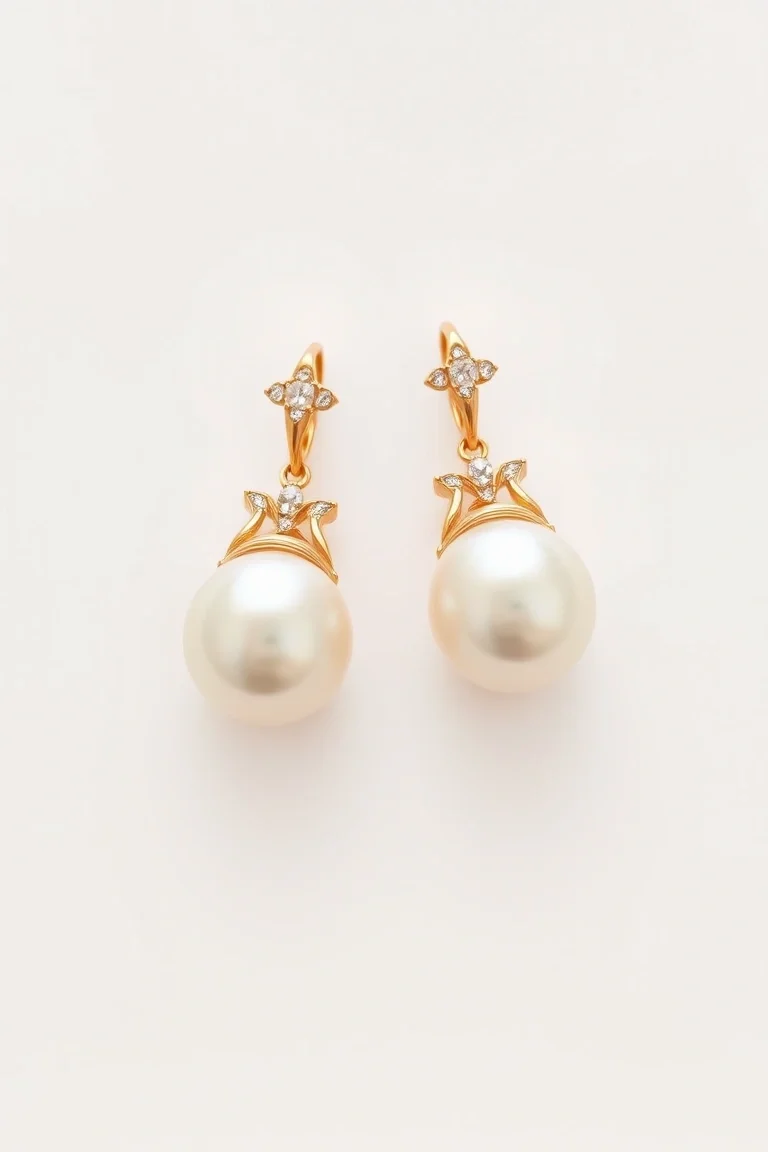 14K Pearl Earrings