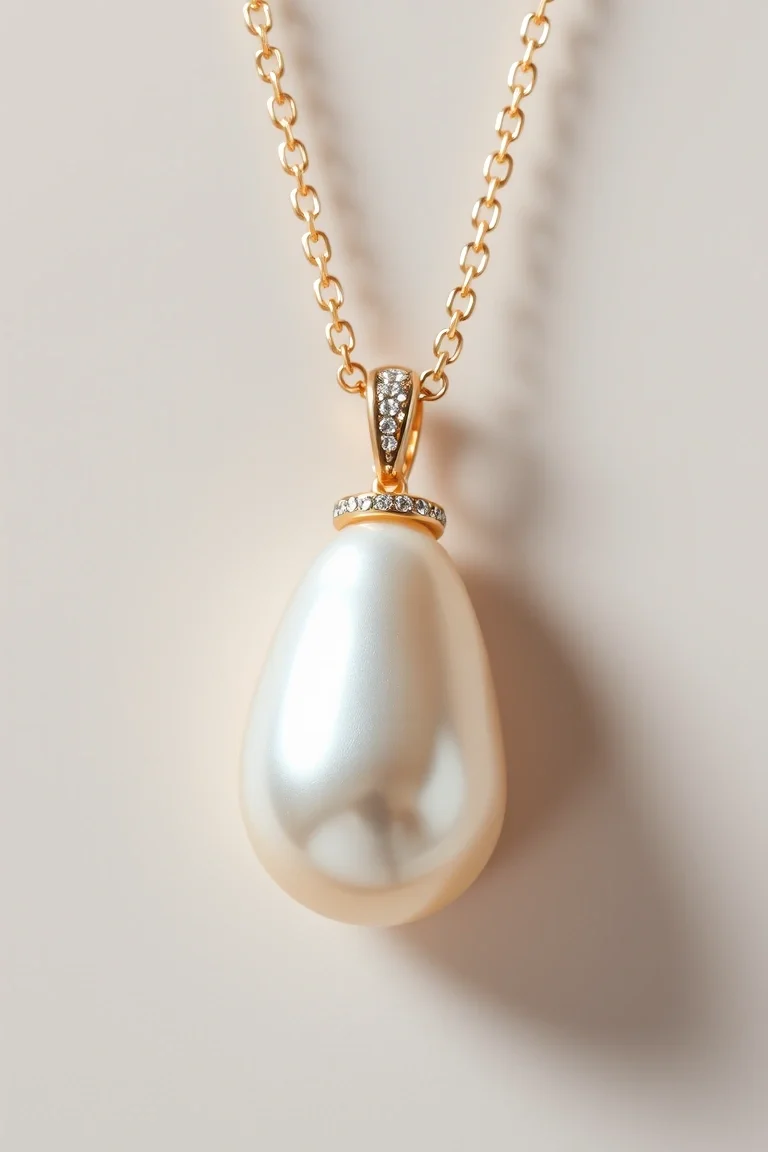 14K Pearl Pendant