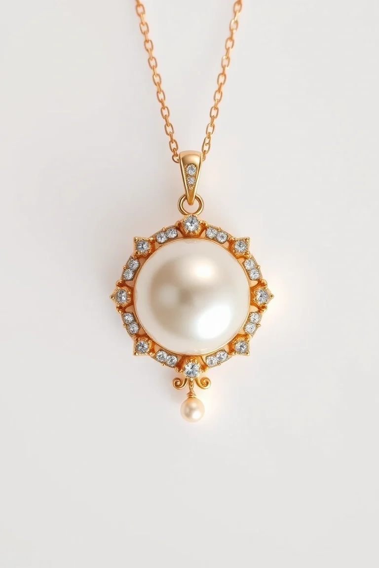 14K Pearl Pendant