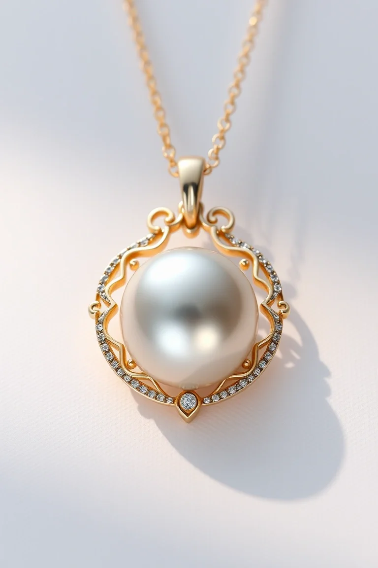 14K Pearl Pendant